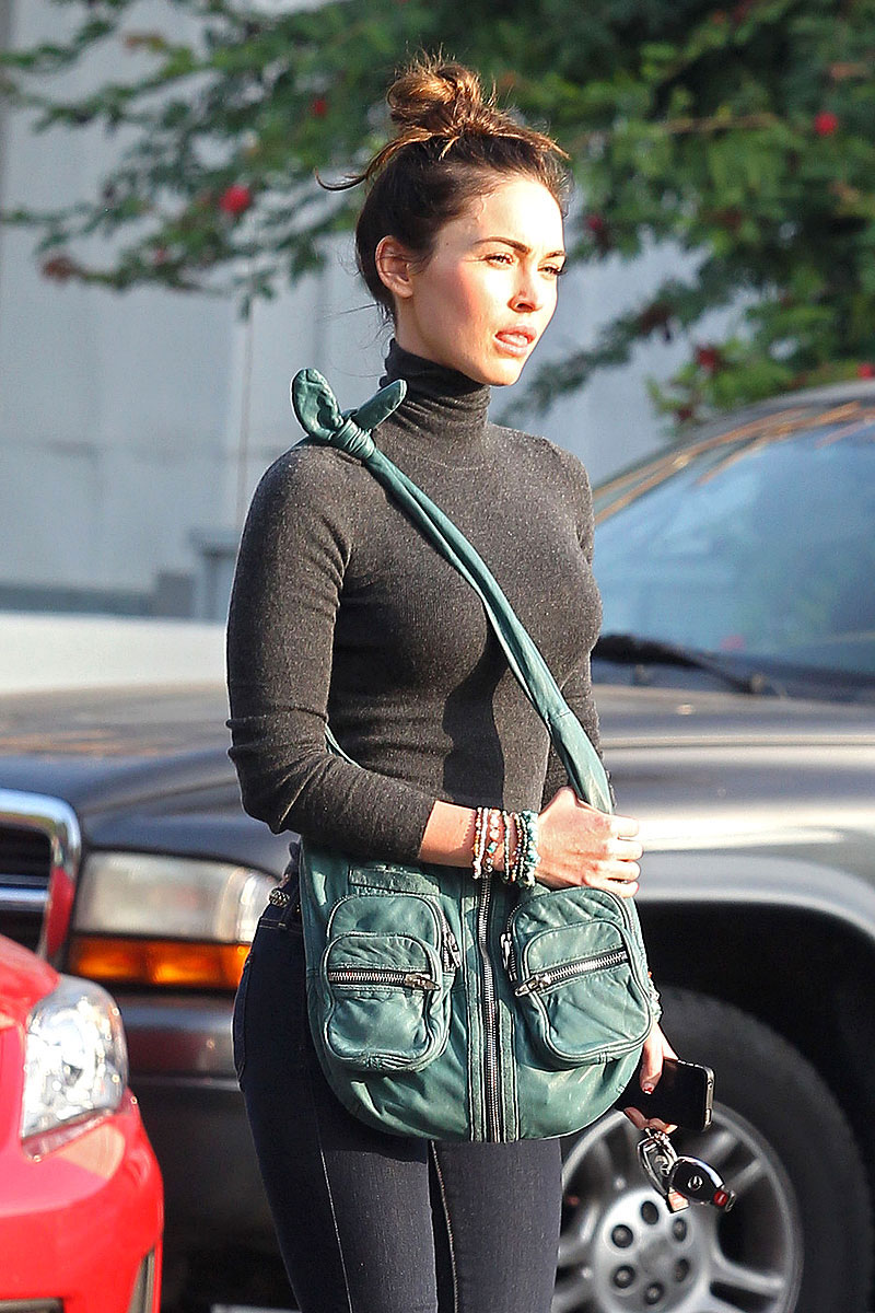 Megan Fox Tight Sweater Out Hollywood