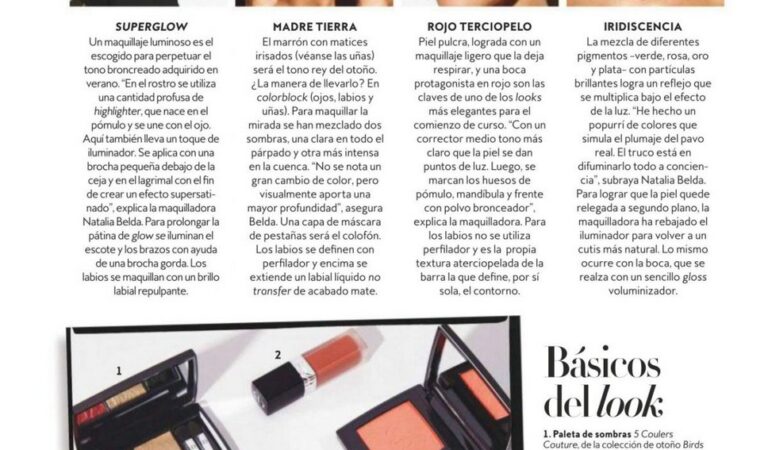 Megan Montaner Instyle Magazine Spain October (5 photos)
