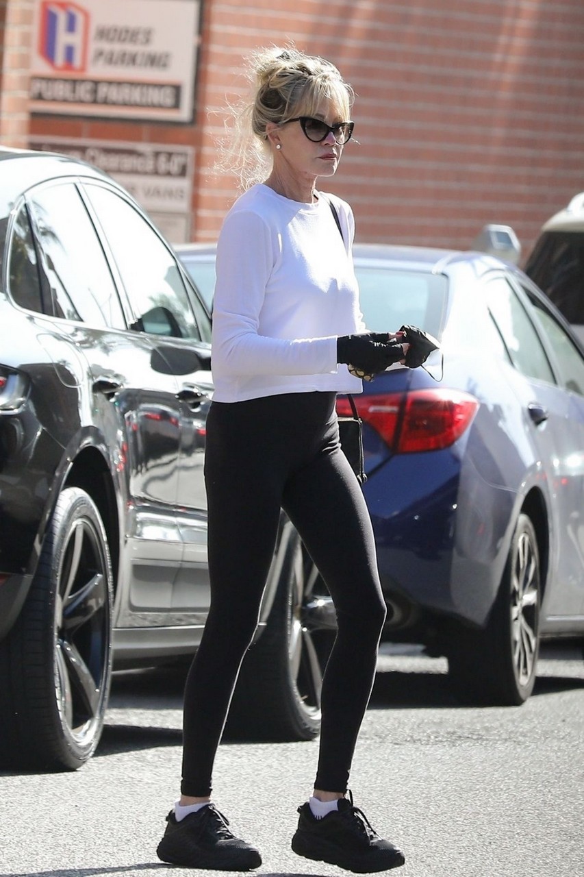 Melanie Griffith Leaves Gym Session Beverly Hills
