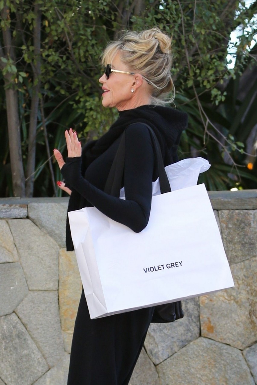 Melanie Griffith Out About Beverly Hills