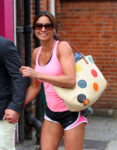 Melanie Sykes Leggy Candids Out About London