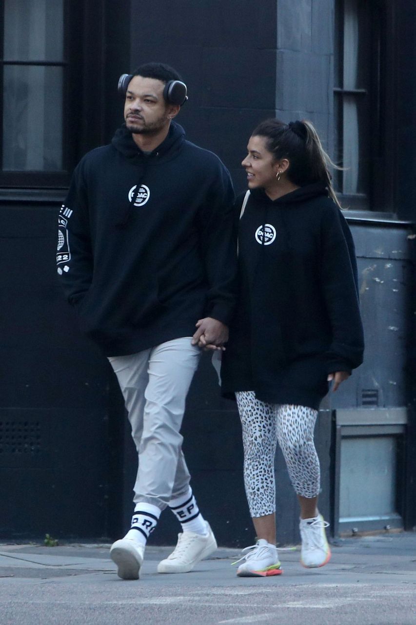 Melanie Vaz And Steven Bartlett Out And About London