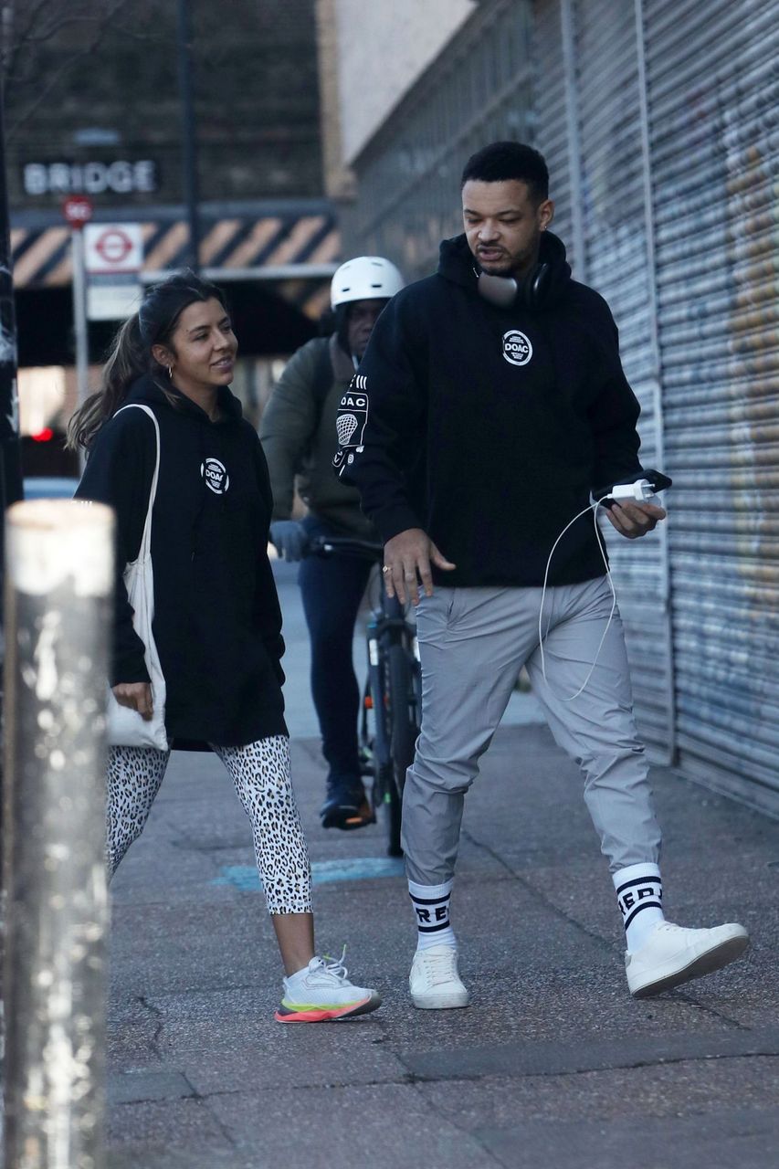 Melanie Vaz And Steven Bartlett Out And About London