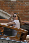 Melissa George Out For Boat Ride Venice