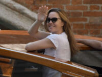 Melissa George Out For Boat Ride Venice