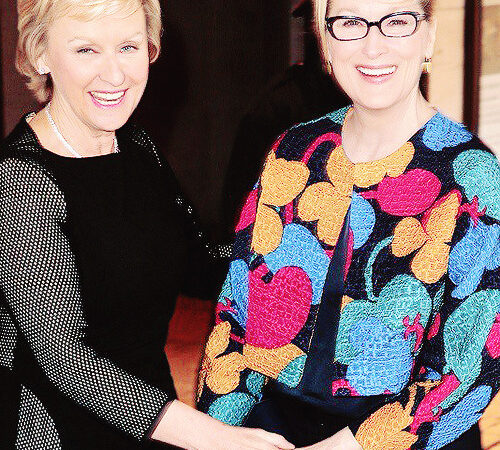 Meryl Streep Tina Brown And Meryl Streep Greet (2 photos)