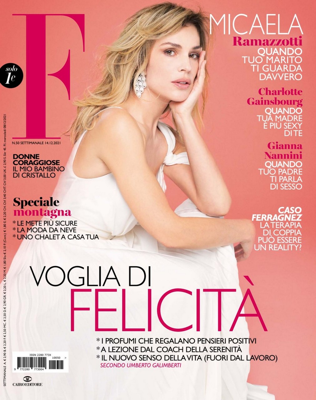 Micaela Ramazzotti For F Magazine Italy December