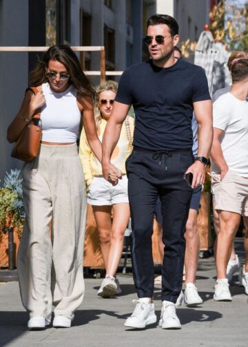 Michelle Keegan Leaves Il Pastaio Beverly Hills
