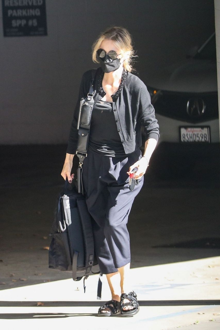 Michelle Pfeiffer Heading To Her Office Santa Monica