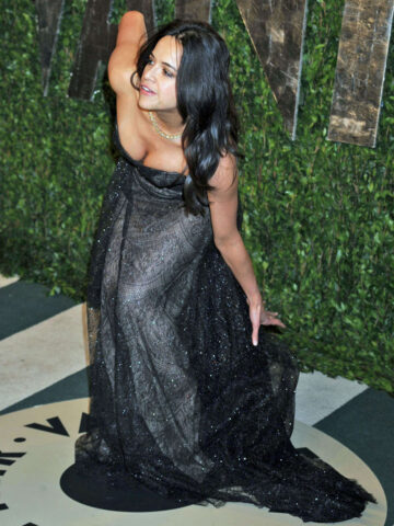 Michelle Rodriguez 2012 Vanity Fair Oscar Party Sunset Tower