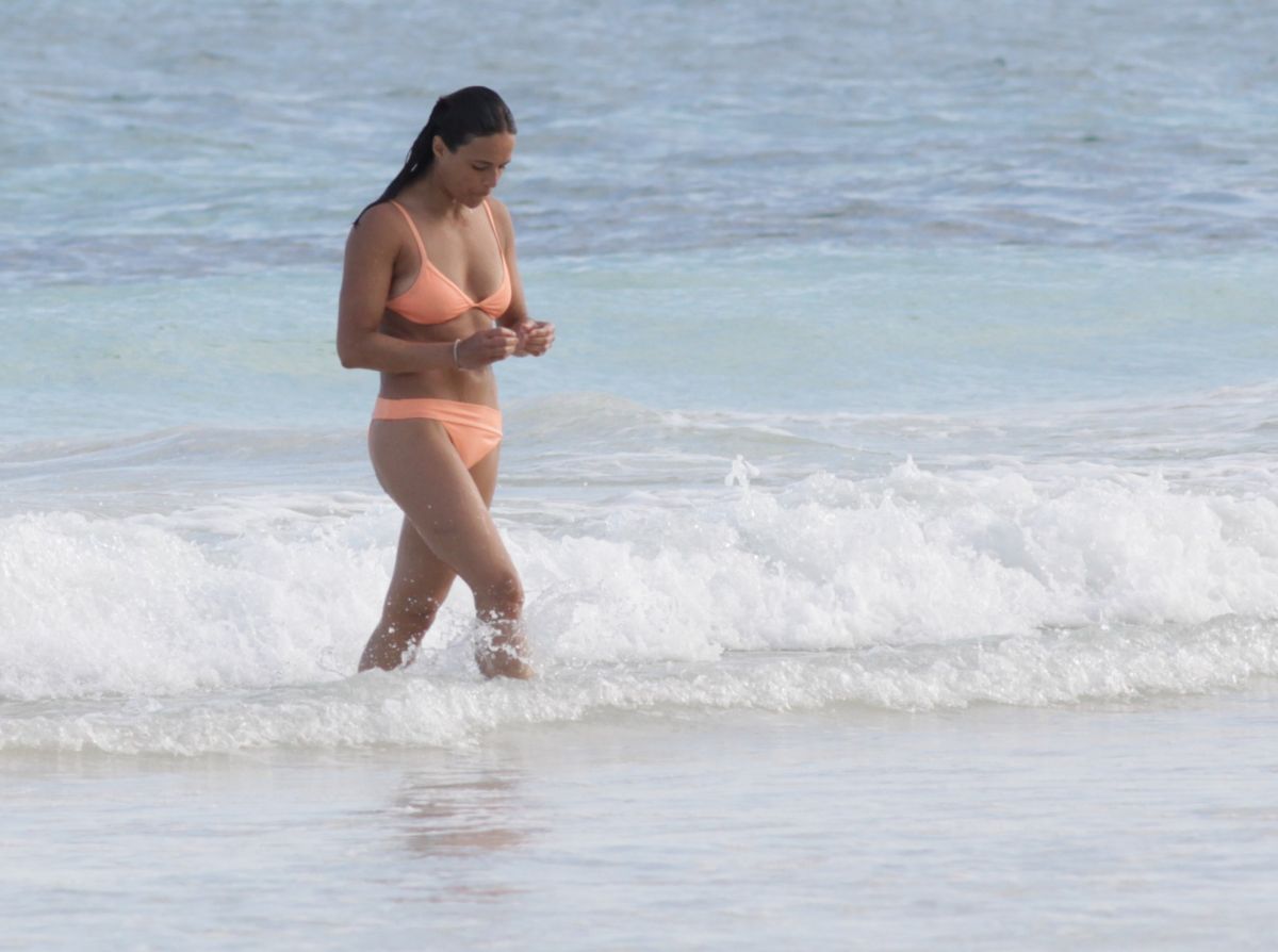 Michelle Rodriguez Bikini Beach Mexico