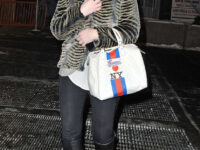 Michelle Trachtenberg Enjoys Night Out New York