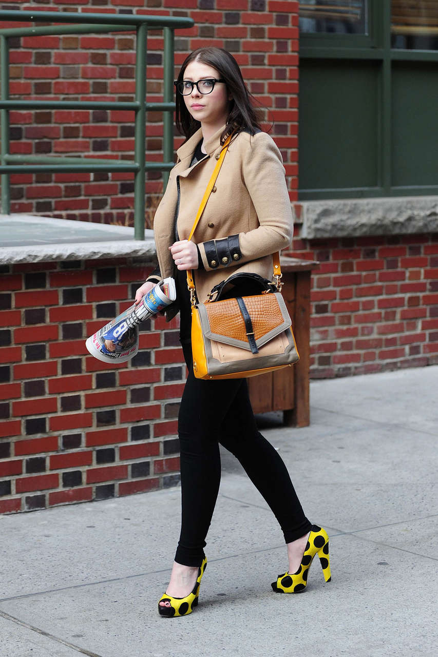 Michelle Trachtenberg Out About New York