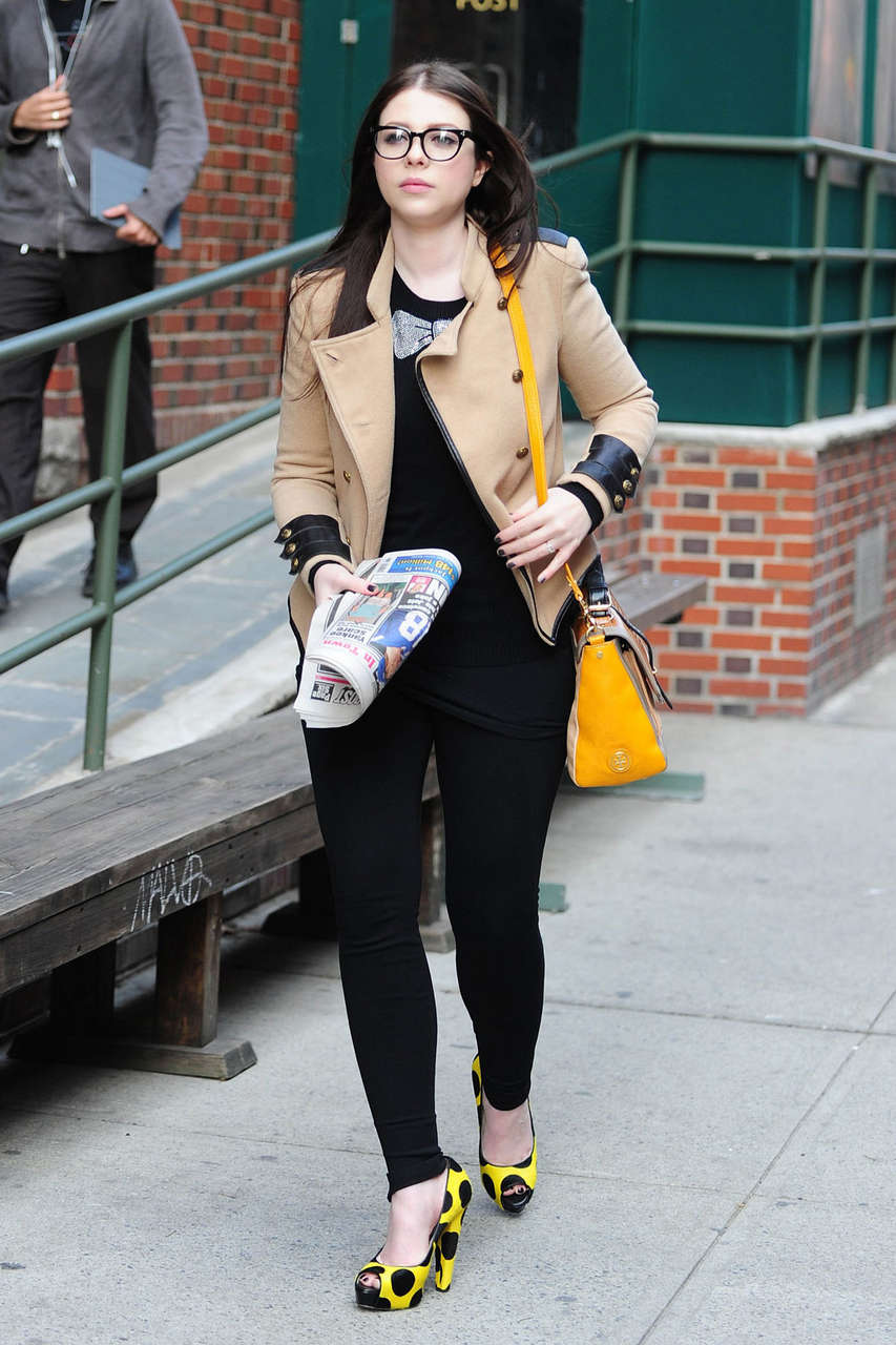 Michelle Trachtenberg Out About New York