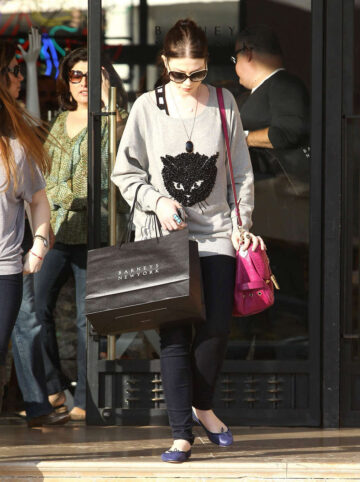 Michelle Trachtenberg Shopping Candids Beverly Hills