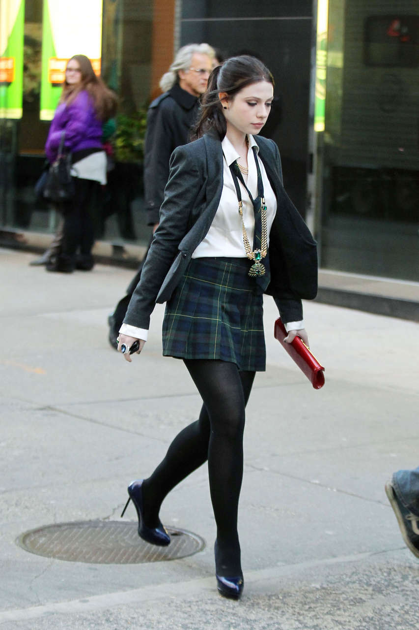 Michelle Trachtenberg The Gossip Girl Set New York