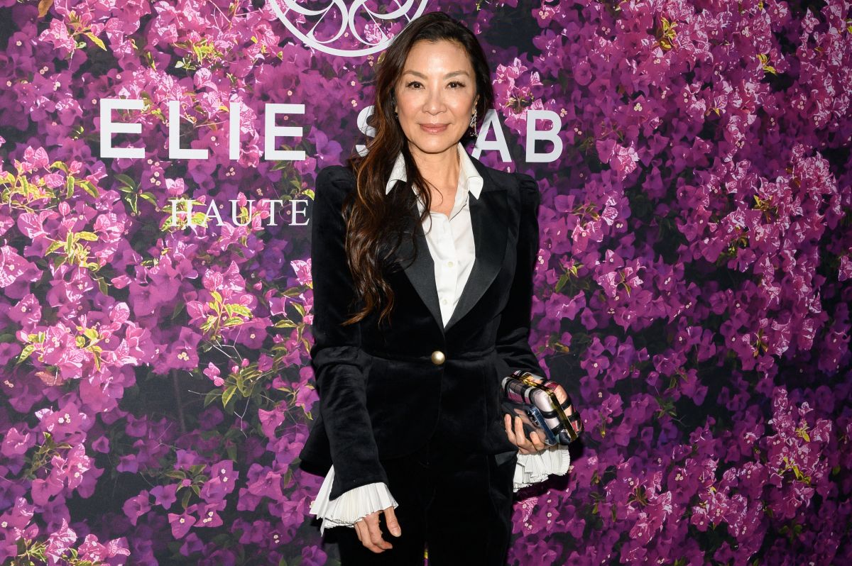 Michelle Yeoh Elie Saab Haute Couture Spring Summer 2022 Show Paris Fashion Week