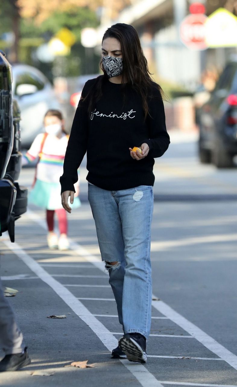 Mila Kunis Out And About Beverly Hills