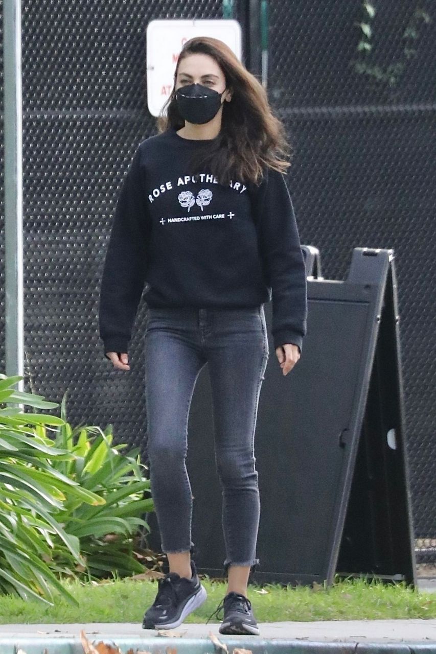 Mila Kunis Out Hiking Los Angeles
