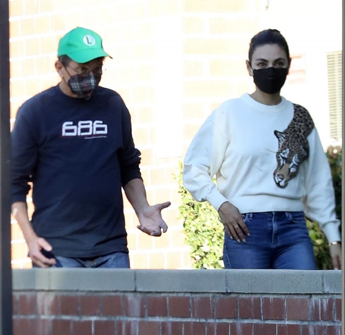 Mila Kunis Out With Her Father Law Larry Kutcher Los Angeles