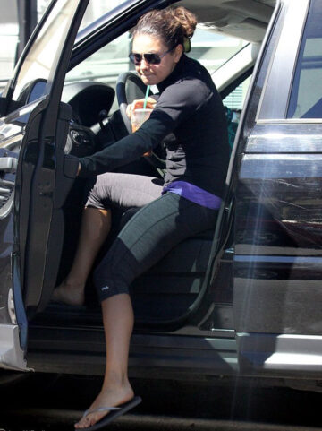 Mila Kunis Tight Leggings Heading To Gym Hollywood