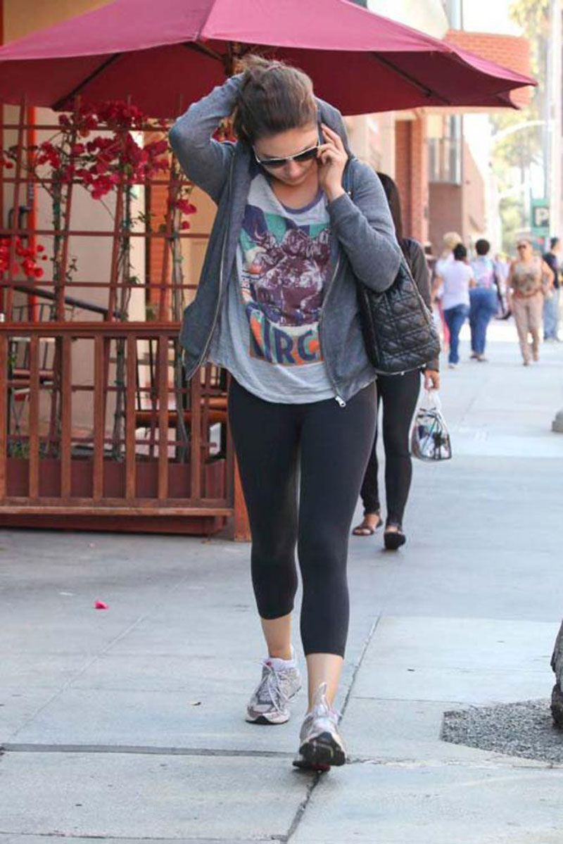 Mila Kunis Tight Out About Beverly Hills