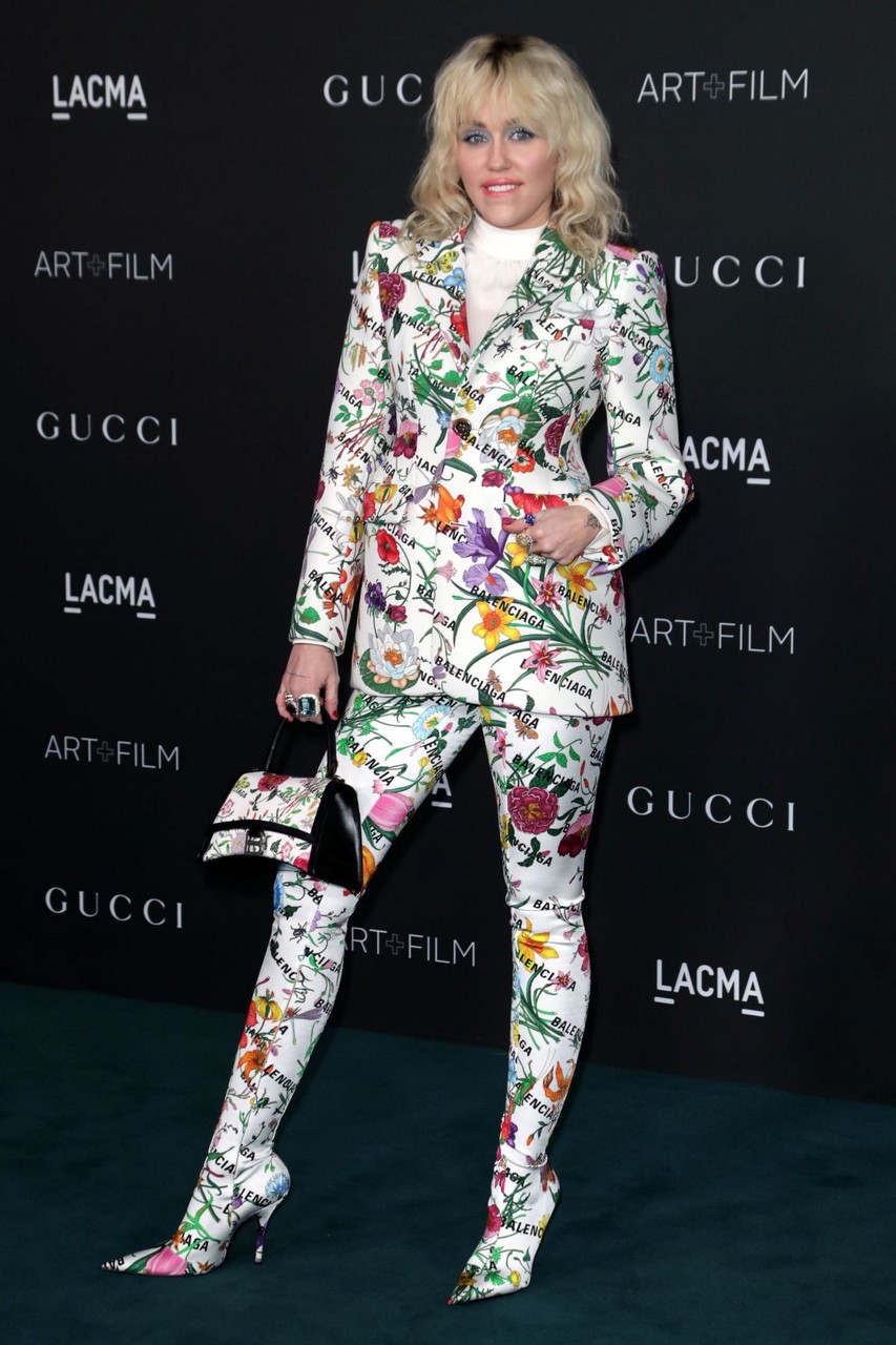 Miley Cyrus 10th Annual Lacma Art Film Gala Los Angeles