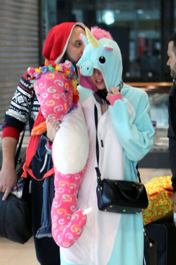Miley Cyrus Airport Sydney