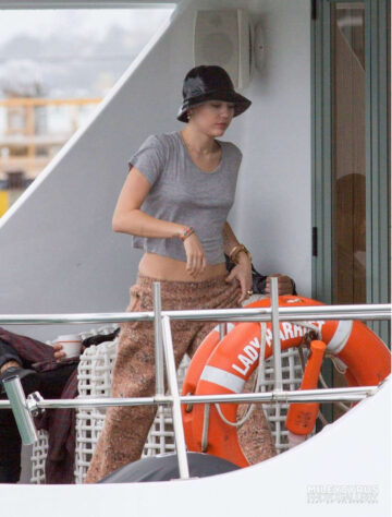 Miley Cyrus Boat Trip Waiheke Island
