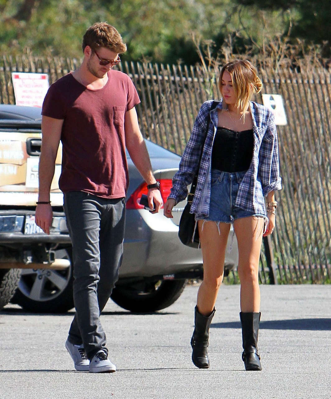 Miley Cyrus Corset Jean Shorts Hollywood