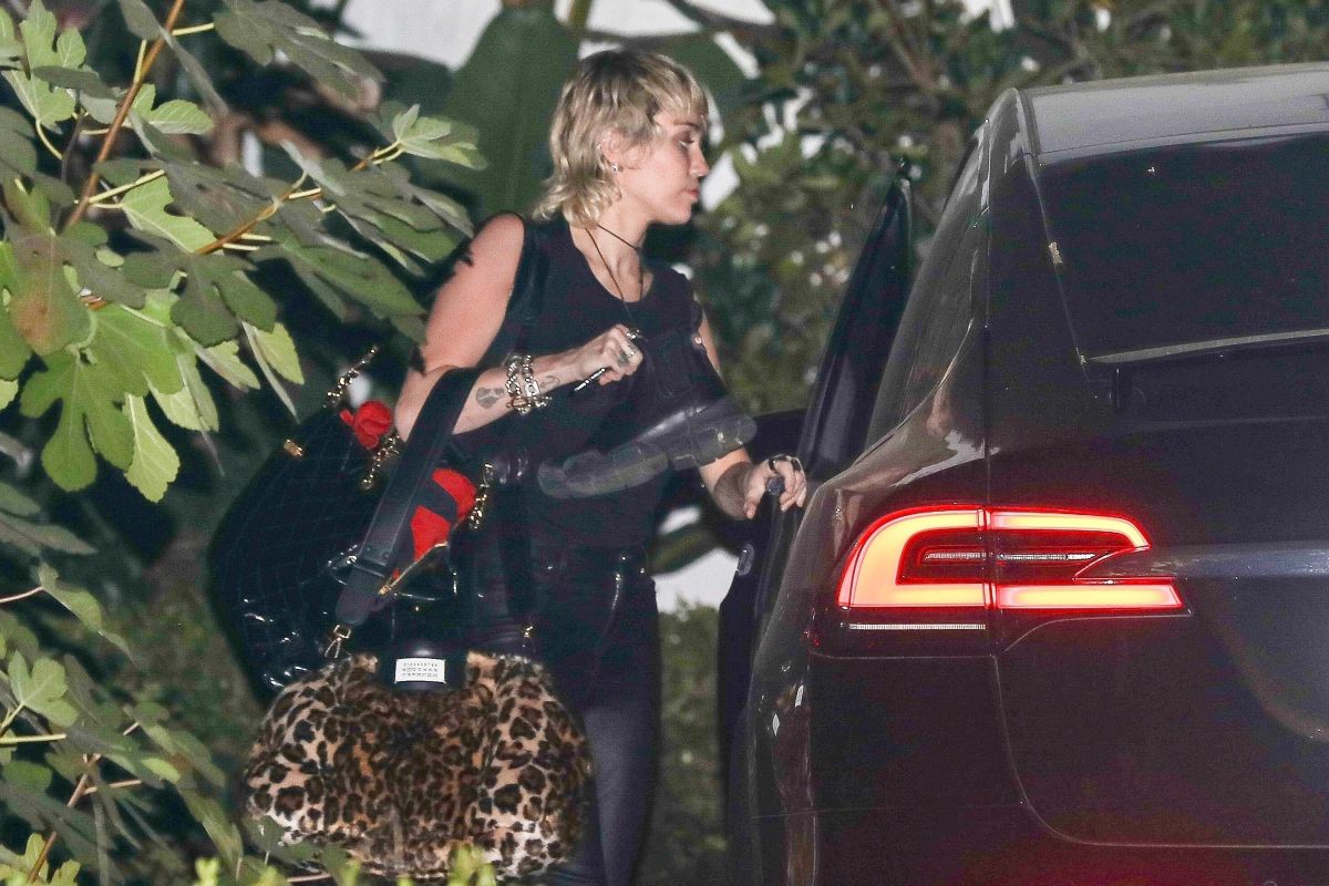 Miley Cyrus Leaves Photoshoot Beverly Hills