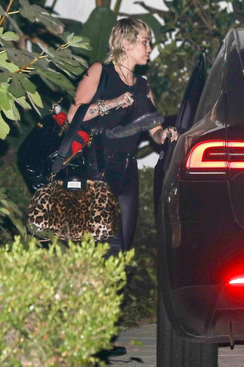 Miley Cyrus Leaves Photoshoot Beverly Hills
