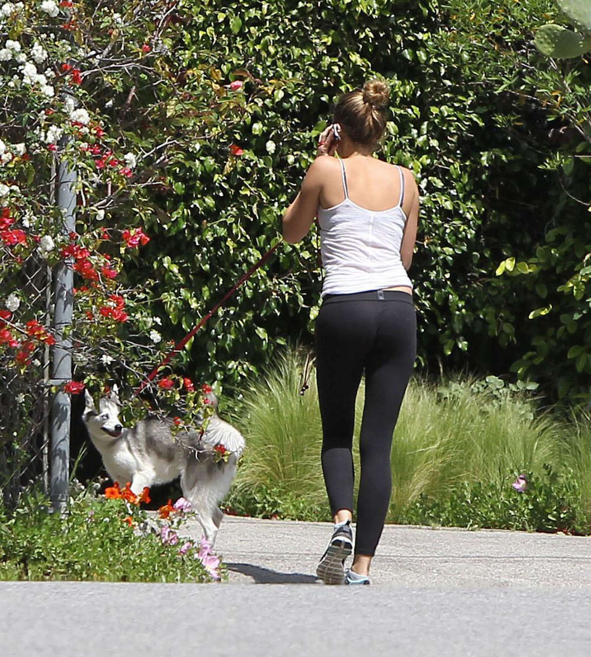 Miley Cyrus Out For Jogging Toluca Lake