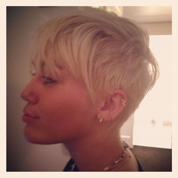 Miley Cyrus Shaves Her Head To Rock An Edgy Undercut