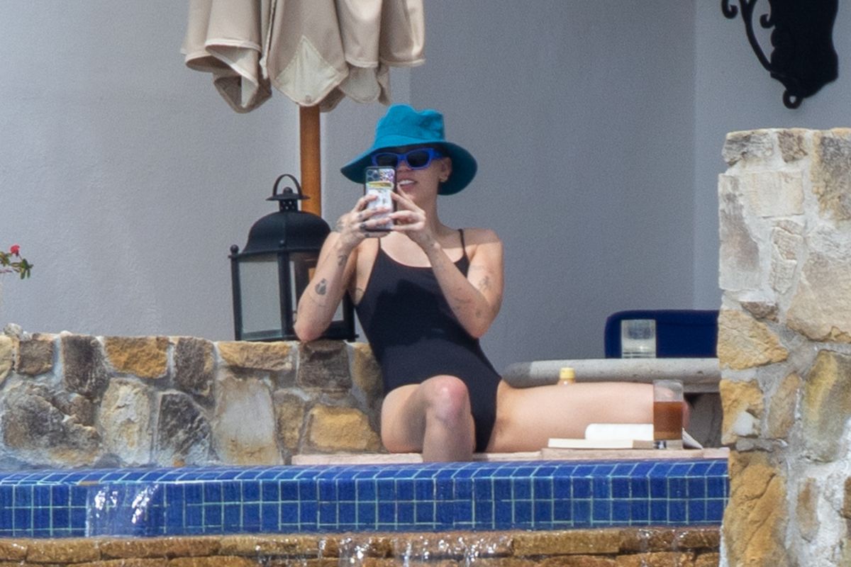 Miley Cyrus Swimsuit Cabo San Lucas