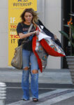 Miley Cyrus Torn Jeans