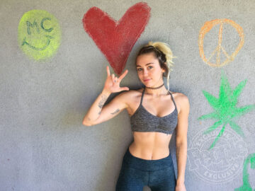 Miley Cyrus Workout Gear