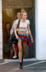 Mileyiley Cyrus Braless Tight Shirt Looking Hot O Los Angeles