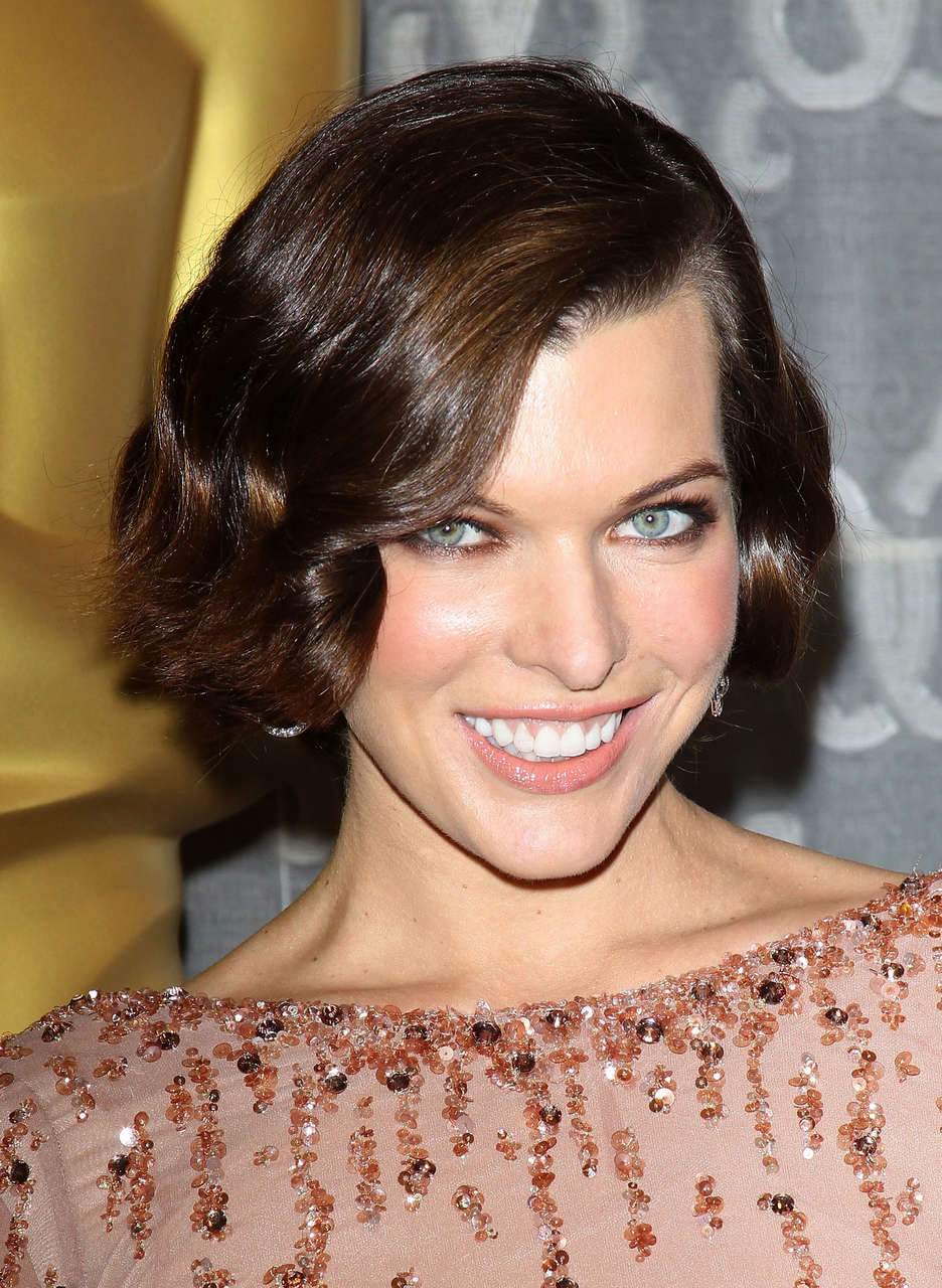 Milla Jovovich Academy Motion Picture Arts Sciences Awards Ceremony