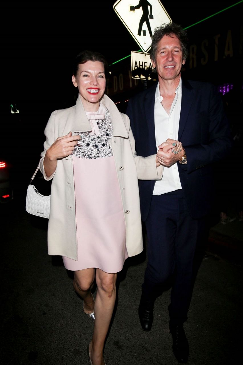 Milla Jovovich Leaves Prada Event Los Angeles