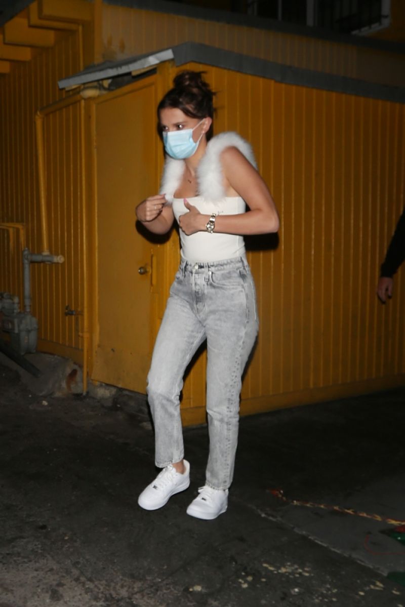 Millie Bobby Brown Out Ldinner West Hollywood