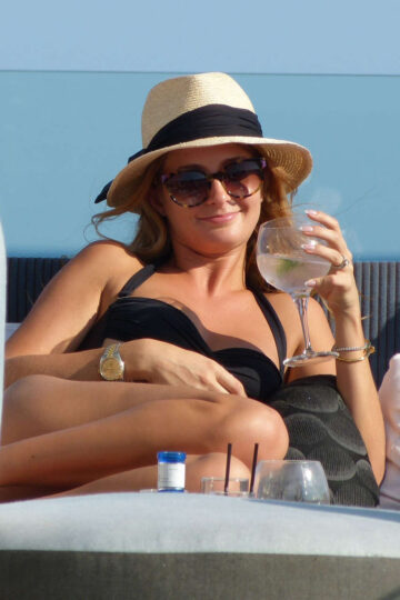 Millie Mackintosh Bikini Pool Ibiza