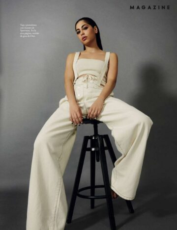 Mina El Hammani For Elle Magazine Spain February