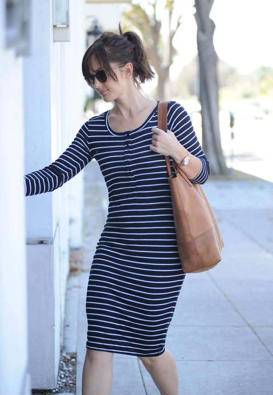 Minka Kelly Dress Out About Los Angeles