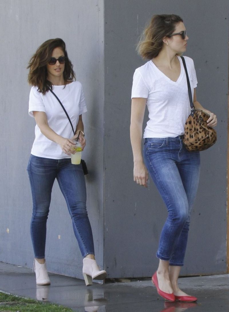 Minka Kelly Mandy Moore Out About Los Angeles