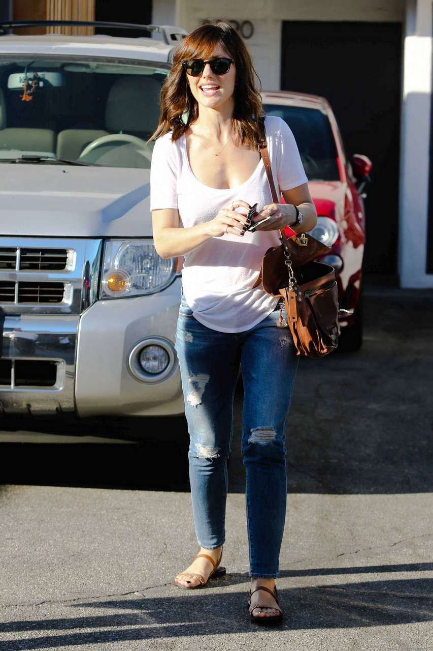 Minka Kelly Ripped Jeans Out About Beverly Hills