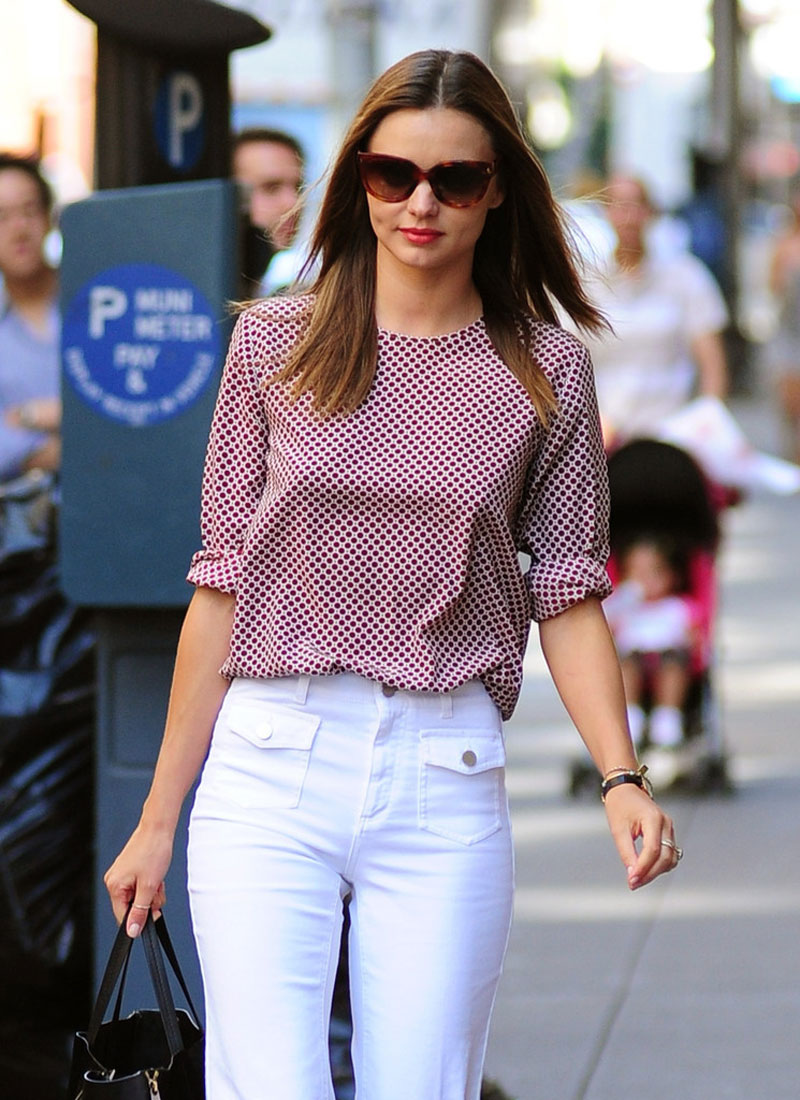 Miranda Kerr Out About New York