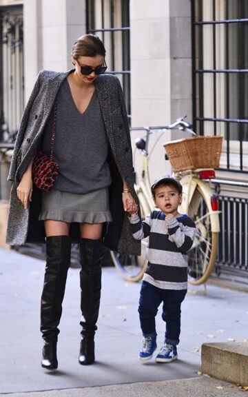 Miranda Kerr Out In Nyc With Flynn