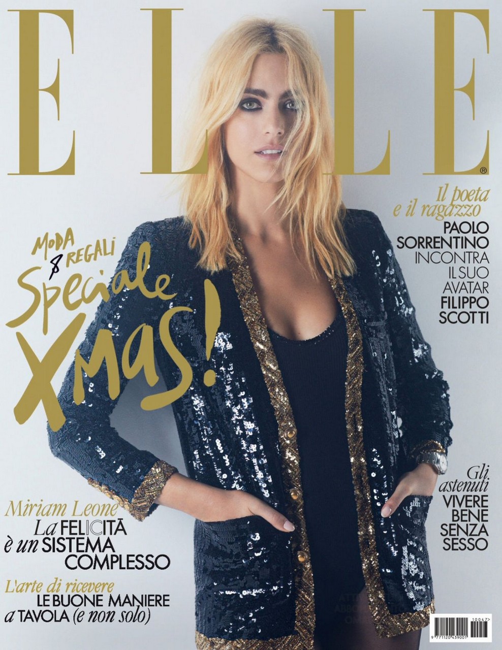 Miriam Leone For Elle Magazine Italy December