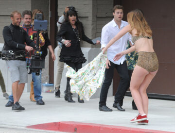 Mischa Barton Underwear Noel Gallagher Videoshoot Los Angeles